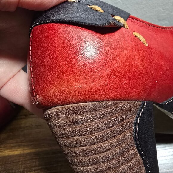 Spring Step L'Artiste Women's Leather Ankle Boots Bootie Size 5.6-6 BOHO - Picture 4 of 14